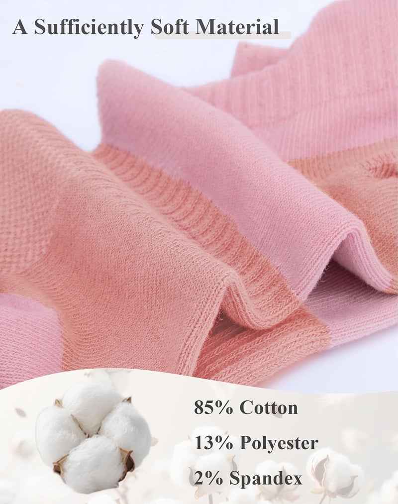 Darller 6 Pairs Ankle Socks for Women - Lightweight Low Cut No Show Casual Cotton Socks Breathable - Image 3
